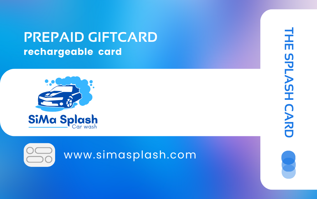 Prepaid Gift Cards | SiMa Splash Car Wash